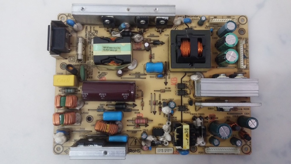 FSP223-3F01, 3BS0182814GP  BEKO F82-521 BS2HD SRS MODEL LCD TV 32" POWER BOARD 