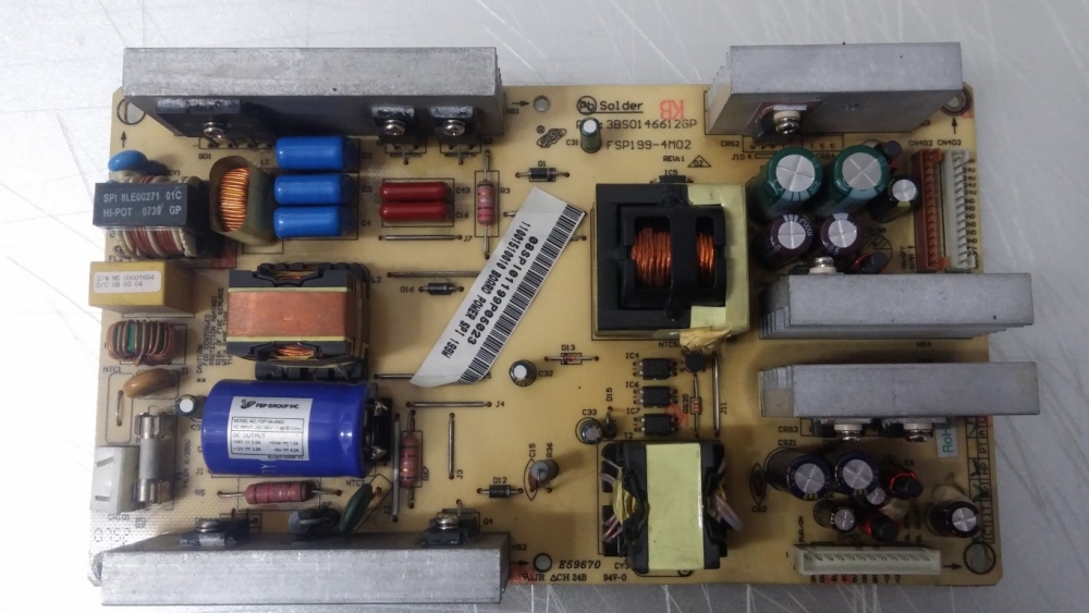 FSP199-4M02, 3BS0146612GP CREA K32S MODEL LCD TV 32" POWER BOARD 