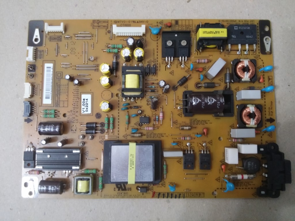 EAX64427101 (1.4), LGP4247L-12LPB  LG 42LM620S-ZE MODEL LED TV 42" POWER BOARD BESLEME