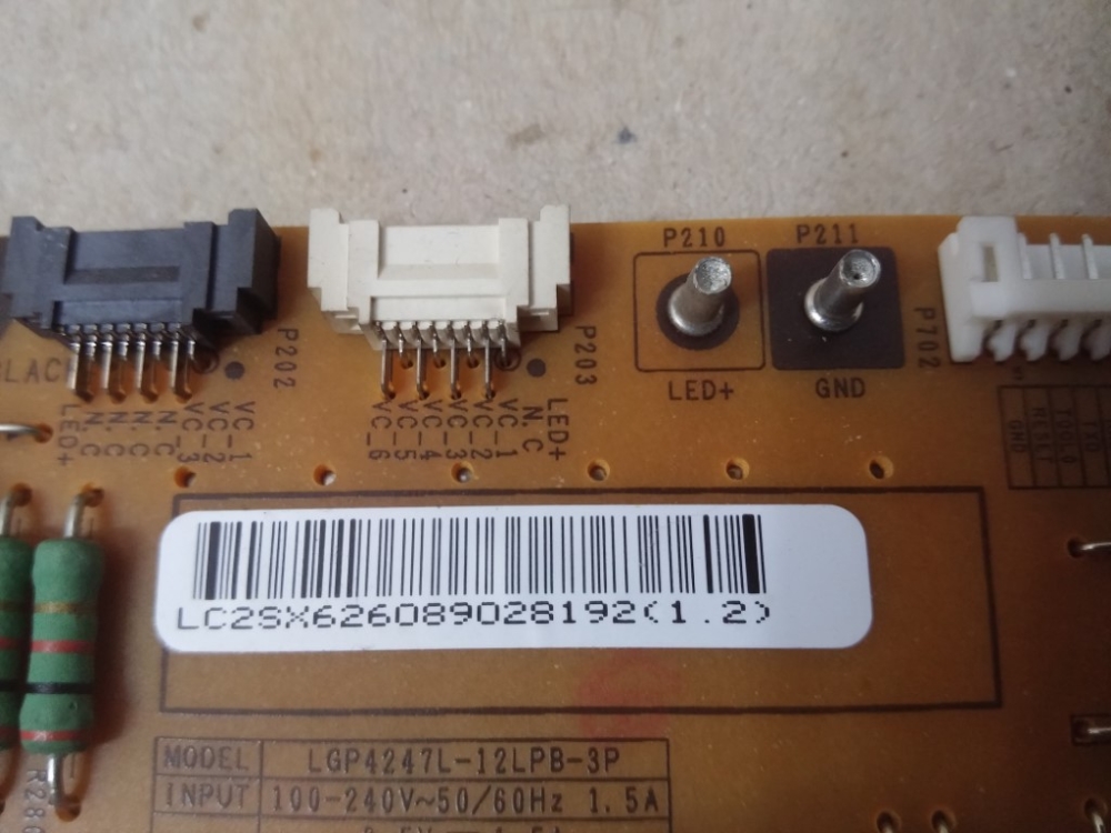 EAX64744201(1.3), EAY62608902  LG 47LM660S-ZA MODEL LED TV 47" POWER BOARD 