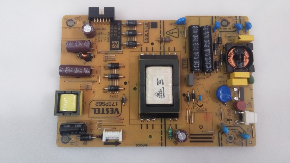17IPS62, 231115R2, 27743364  REGAL 32R4011H MODEL LED TV 32" POWER BOARD 