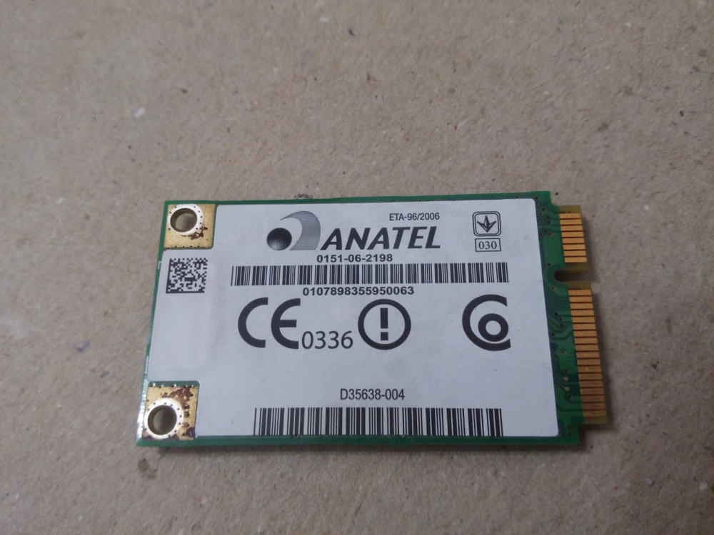 0151-06-2198  İNTEL WM3945ABG WİFİ BOARD