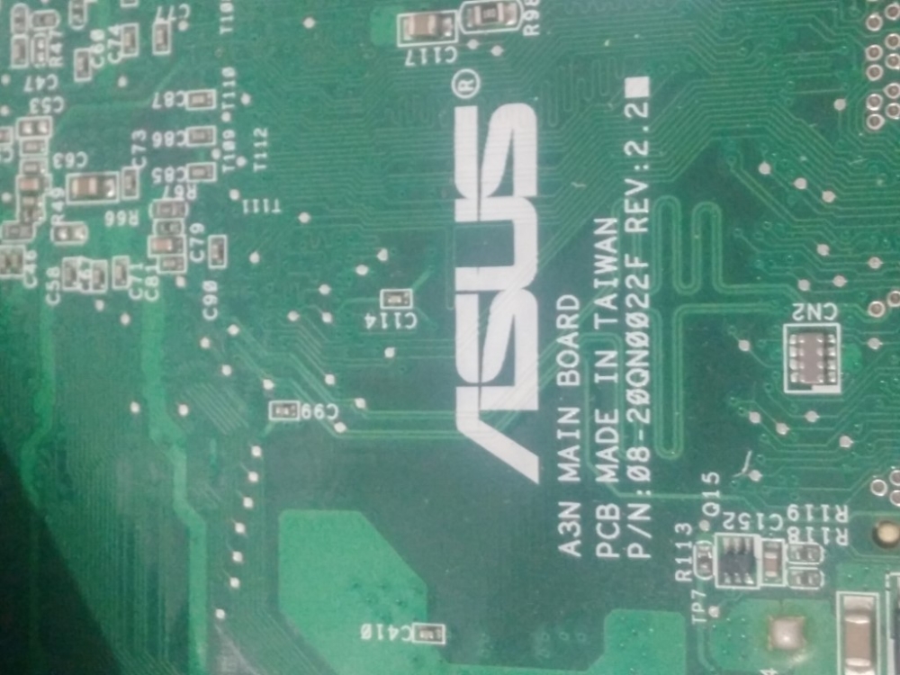 08-20QN0022F ASUS A3000 MODEL NOTEBOOK ANAKART 