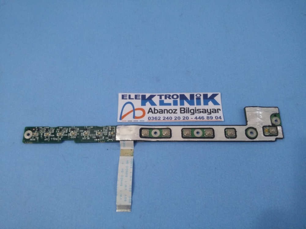 0829DS - CLEVO M4A QUEN MODEL NOTEBOOK POWER BUTON KART