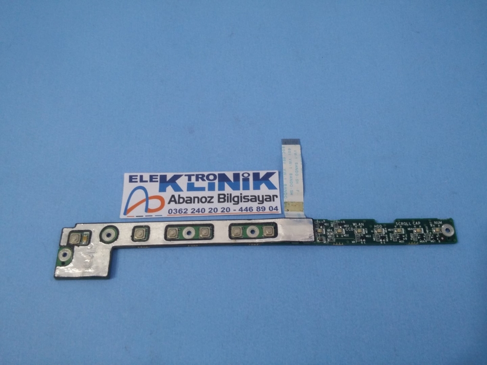 0829DS - CLEVO M4A QUEN MODEL NOTEBOOK POWER BUTON KART