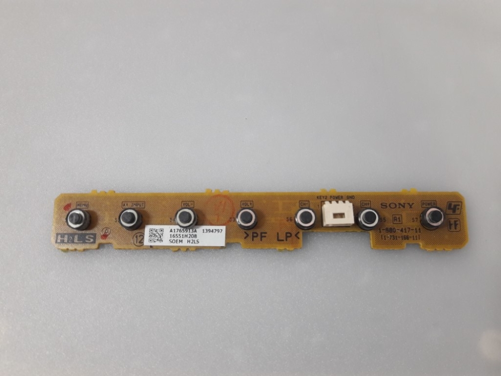 1-880-417-11, 1-731-166-11 MODEL TUŞ TAKIMI 