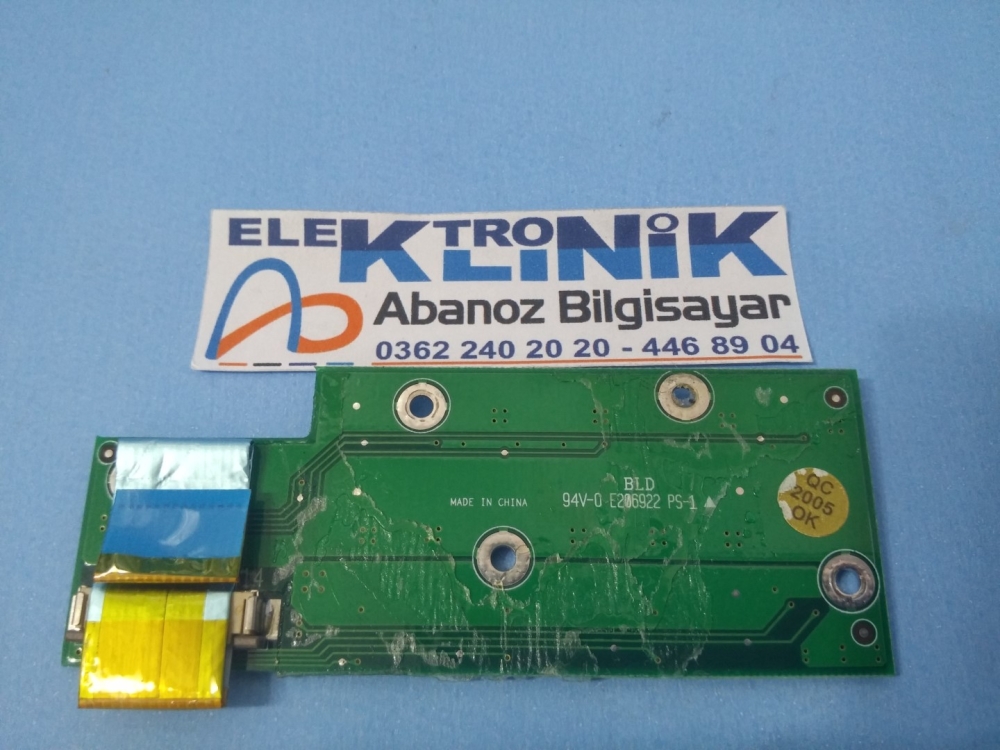 15-F62-051003  GERİCOM PHANTOM 30080 MODEL NOTEBOOK POWER BUTON KART