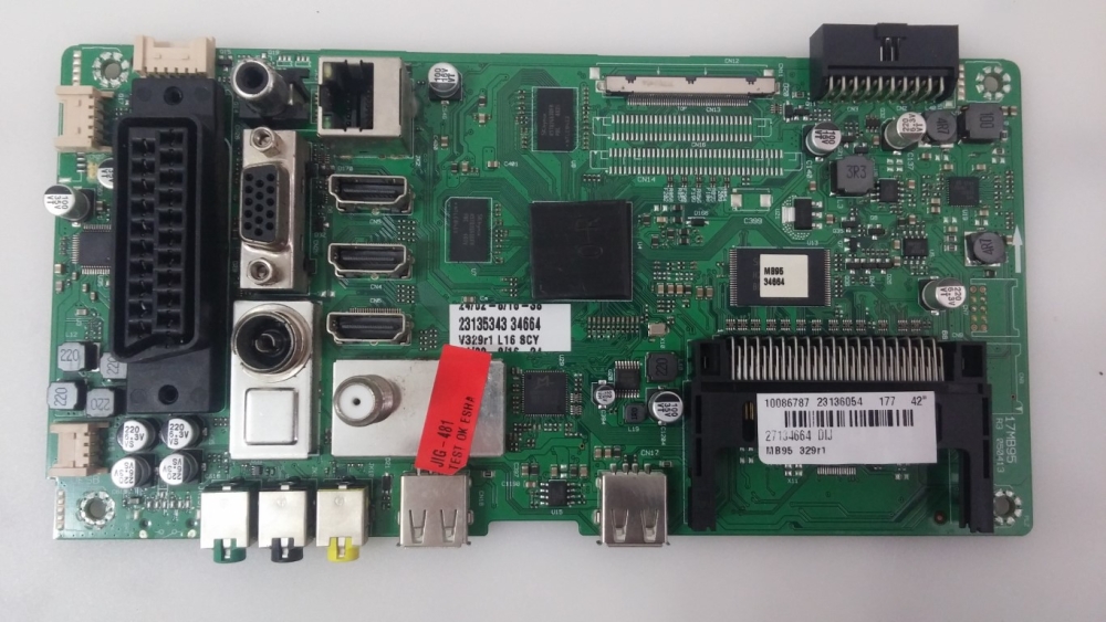 17MB95, R3 050413, 23135343, 23136054, 27134664 VESTEL SMART 42PF7175 MODEL LED TV 42" ANAKART
