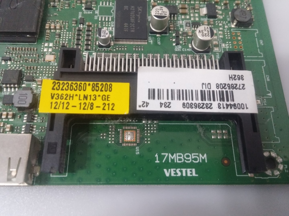 17MB95M, 23236360, 23236309, 10094413, 27285208 NEXON 42NX600 MODEL LED TV 42" ANAKART