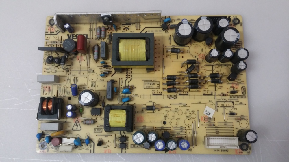 17PW25-4  VESTEL 32VH5906 MODEL LCD TV 32" POWER BOARD