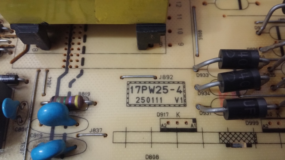17PW25-4  VESTEL 32VH5906 MODEL LCD TV 32" POWER BOARD