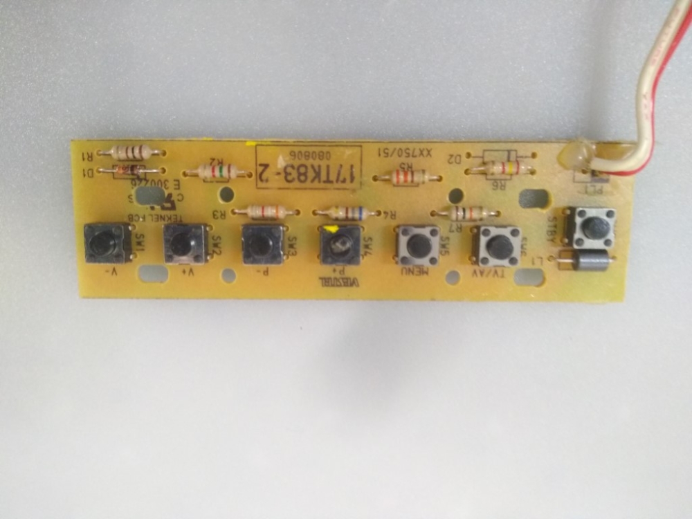 17TK83-2, 080806 MODEL TUŞ TAKIMI 
