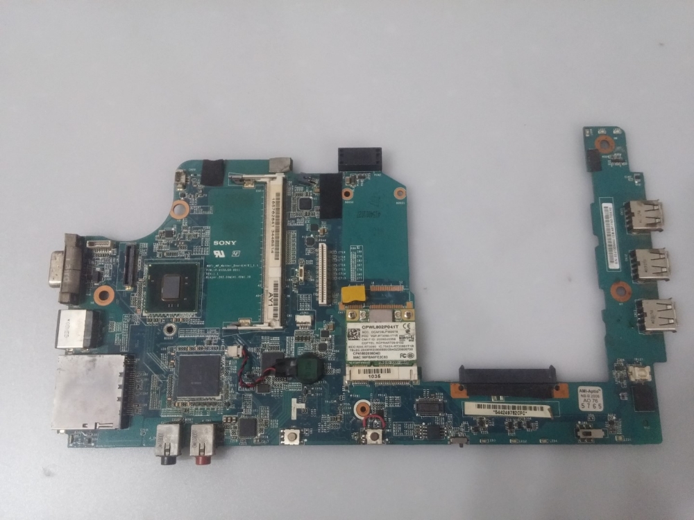1P-0103J00-6011 REV:1.1 SONY PCG-21313M MODEL NETBOOK ANAKART