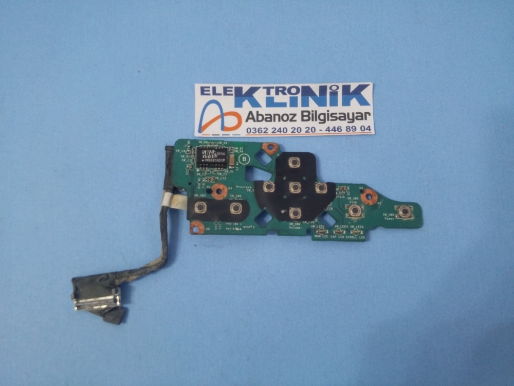 1P-1076100-8010 SONY VAIO VGN-FZ31E MODEL NOTEBOOK POWER BUTON KART