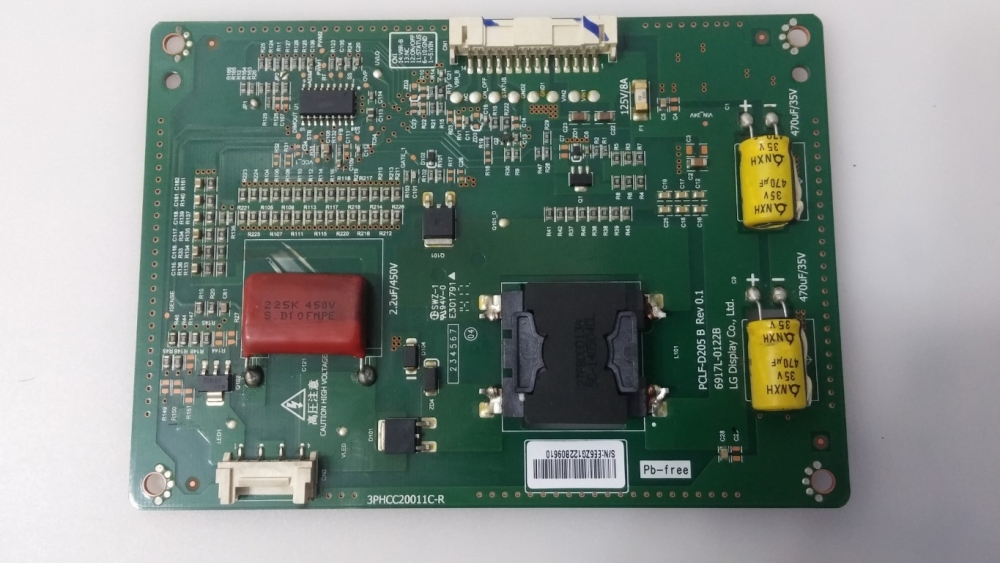 3PHCC20011C-R, 6917L-0122B, PCLF-D205 B SUNNY SN042DLD12AT022-SMF MODEL LED TV 42" LED DRIVER BOARD 
