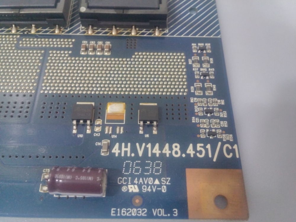 4H.V1448.451/C1, V144-J04N, CPT 320WB02S SAMSUNG LE32R32BX-XEE MODEL LCD TV 32" İNVERTER BOARD