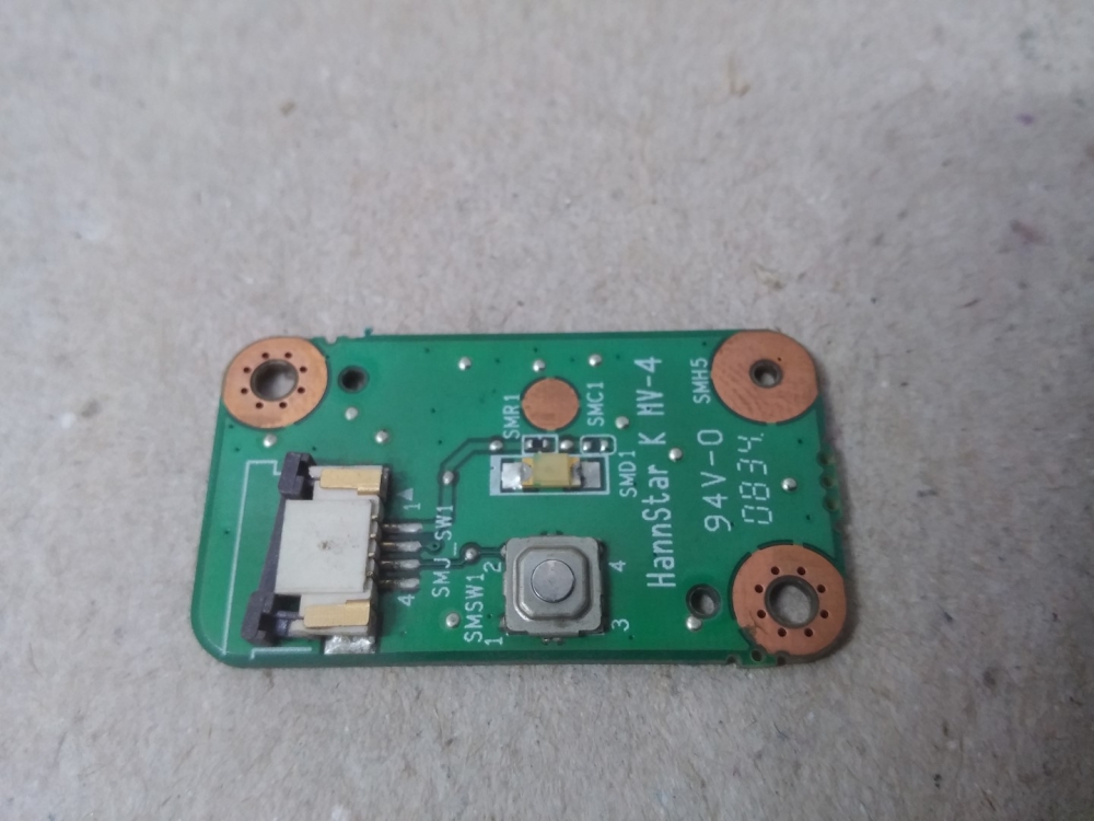 6-71-M74SS-D03  CASPER, EXPER M765S MODEL NOTEBOOK POWER BUTON KART