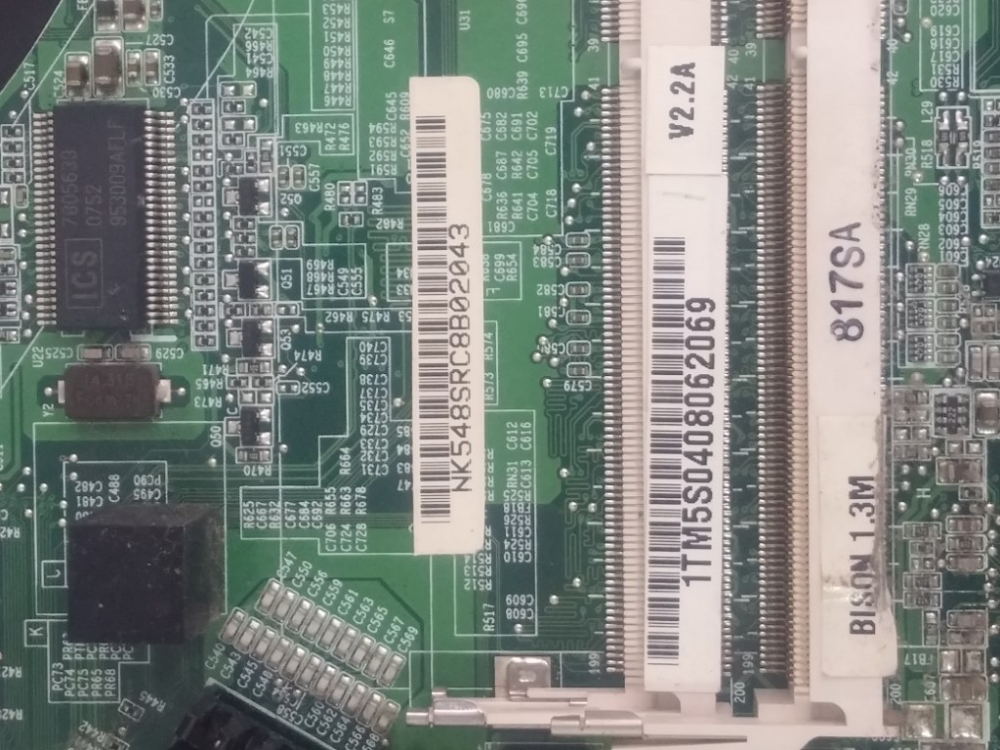 6-71-M5S40-D02A CASPER NIRVANA M54SR MODEL NOTEBOOK ANAKART