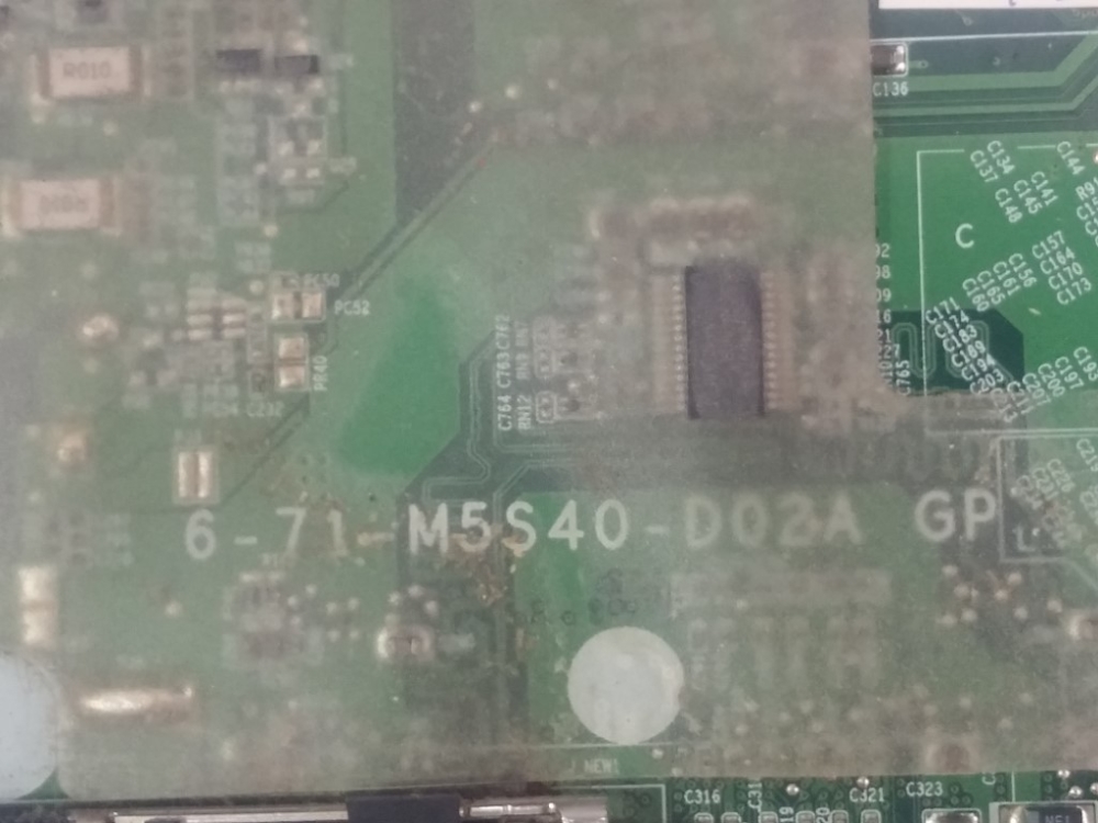 6-71-M5S40-D02A CASPER NIRVANA M54SR MODEL NOTEBOOK ANAKART
