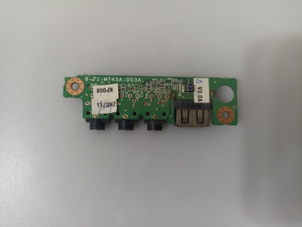 6-71-M74SA-D03A CASPER NİRVANA W765S MODEL NOTEBOOK USB PORT KARTI