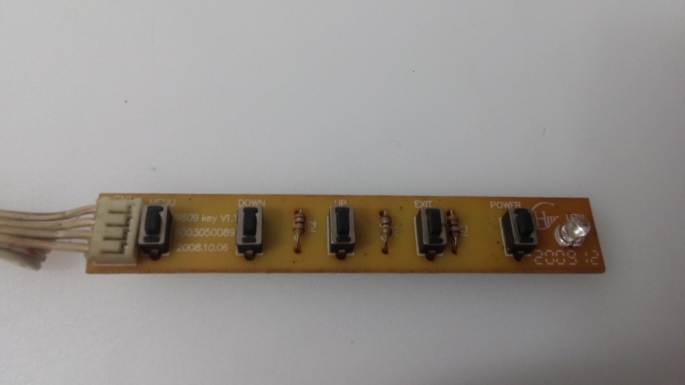 6003050089  CBOX 9819B MODEL LCD MONİTÖR 18.5" POWER BUTON TUŞ 