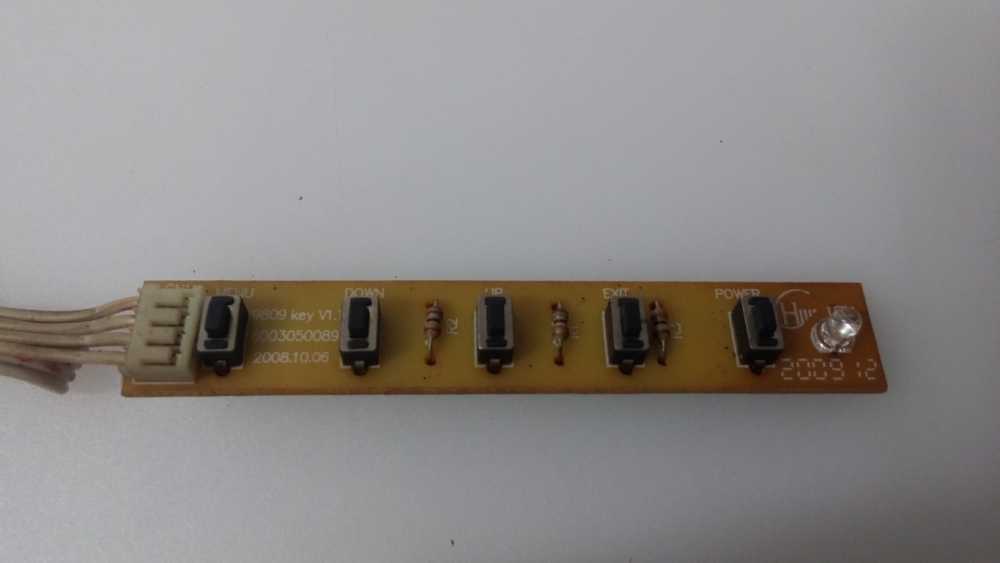 6003050089  CBOX 9819B MODEL LCD MONİTÖR 18.5" POWER BUTON TUŞ 