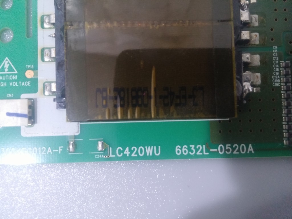 6632L-0520A, LC420WU, 2300KTG012A-F, PNEL-T805A ARÇELİK TV 106-203 FHD MODEL LCD TV 42" İNVERTER BOARD