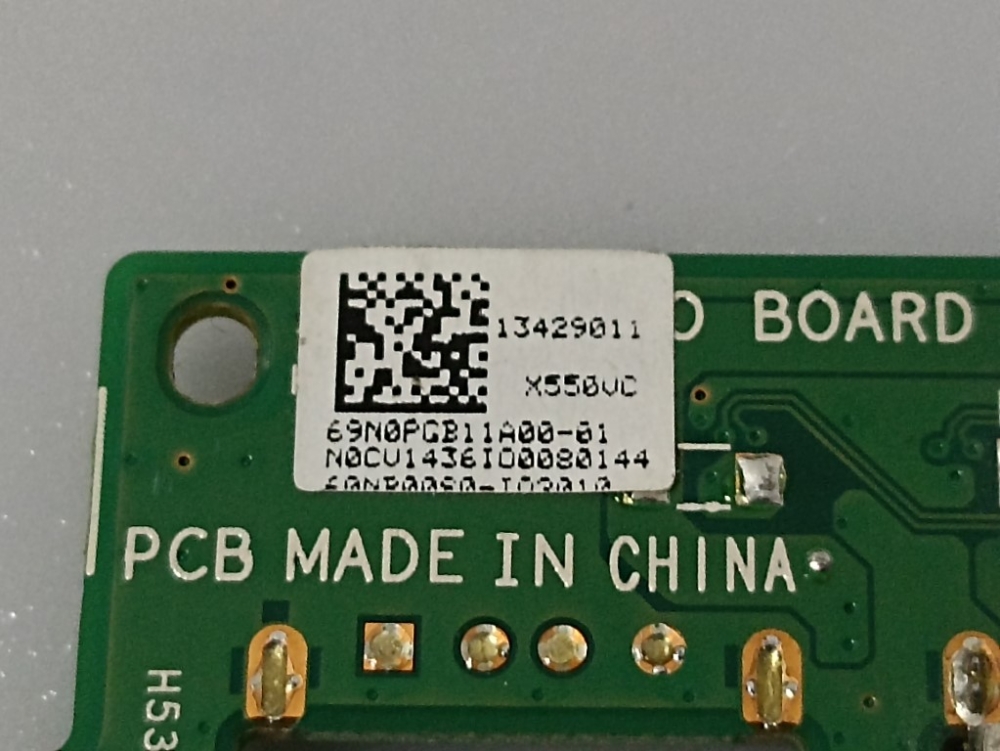 69N0PGB11A00-01 ASUS X550J MODEL NOTEBOOK USB PORT KART