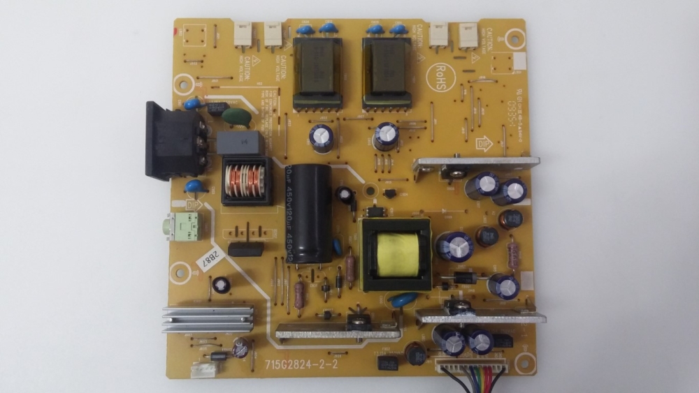 715G2824-2-2  CASPER TFT19W80PSA MODEL LCD MONİTÖR 19" POWER BOARD 