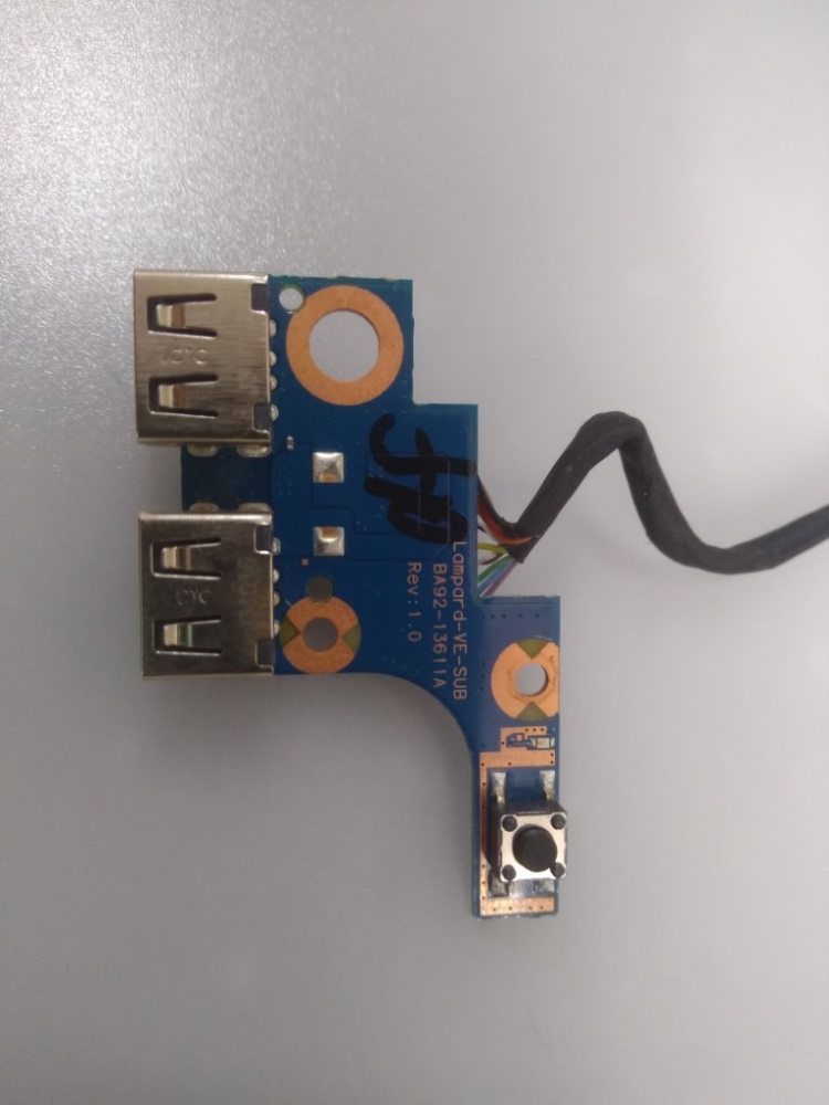 BA92-136611A SAMSUNG NP270E5J MODEL NOTEBOOK POWER BUTON USB 