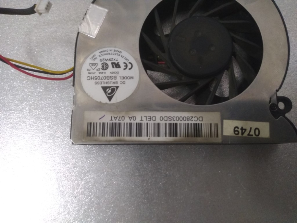 BSB0705HC BEKO BNB 573 A SR MODEL NOTEBOOK CPU FAN 