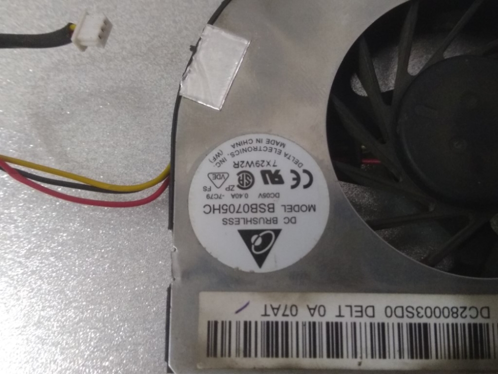 BSB0705HC BEKO BNB 573 A SR MODEL NOTEBOOK CPU FAN 