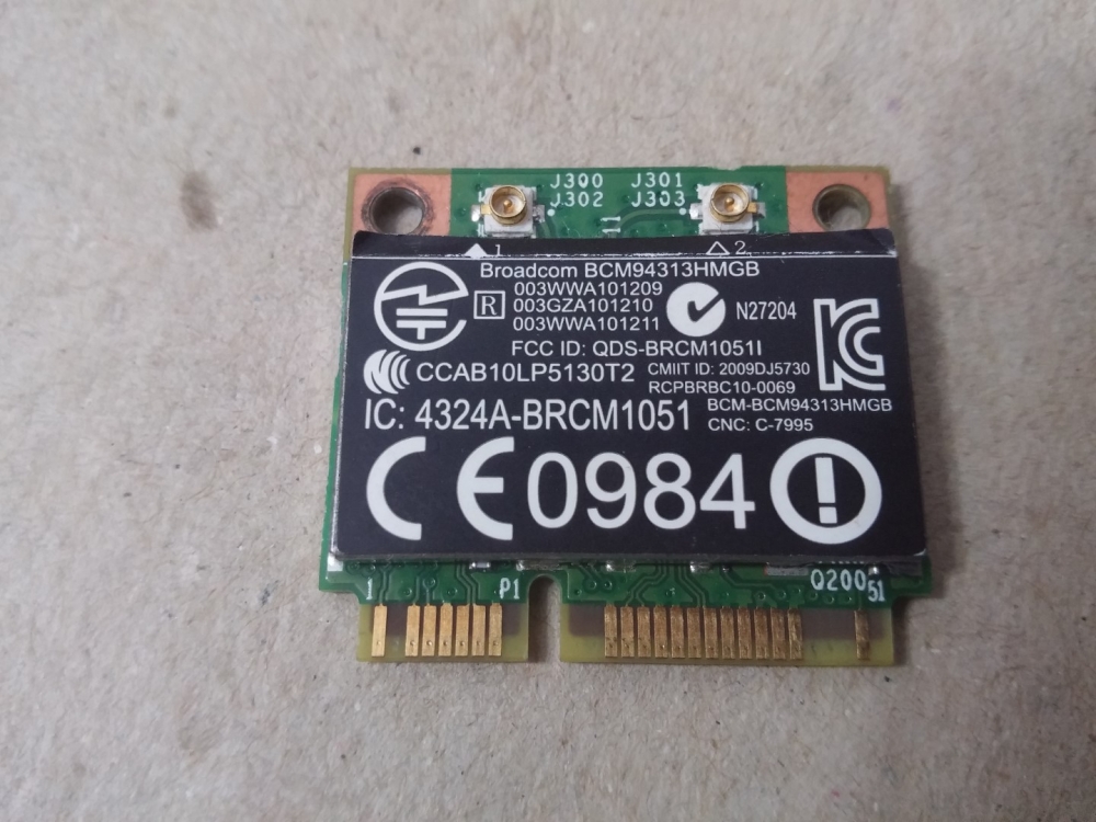 CCAB10LP5130T2 BROADCOM BCM94313HMGBLMODEL  WİFİ BOARD