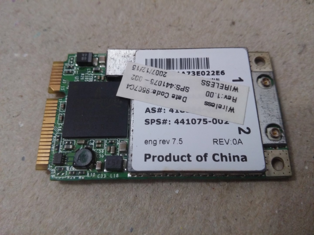 CCS094LPD0066  BROADCOM BCM94311MCAGBP3 MODEL WİFİ BOARD