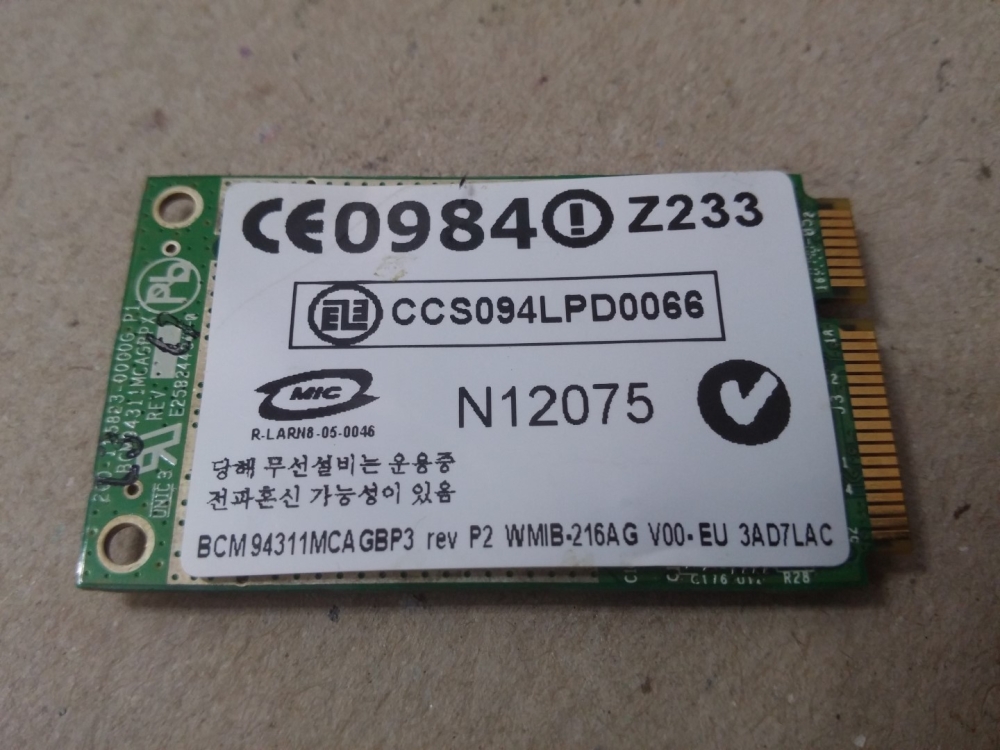 CCS094LPD0066  BROADCOM BCM94311MCAGBP3 MODEL WİFİ BOARD