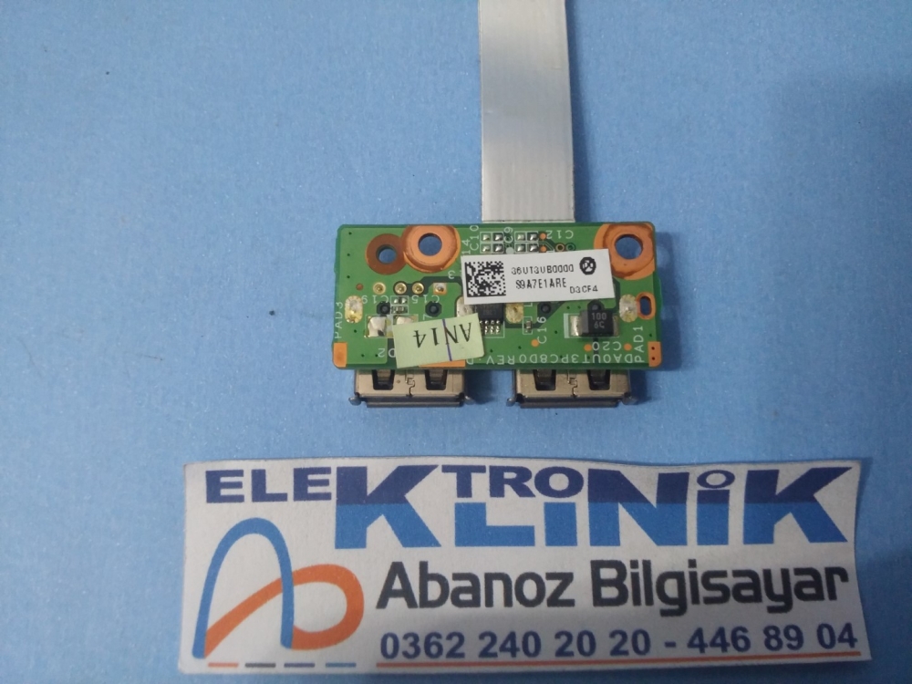 DA0UT3PC8D0  HP PAVİLİON DV6-1235ET MODEL NOTEBOOK USB PORT KART