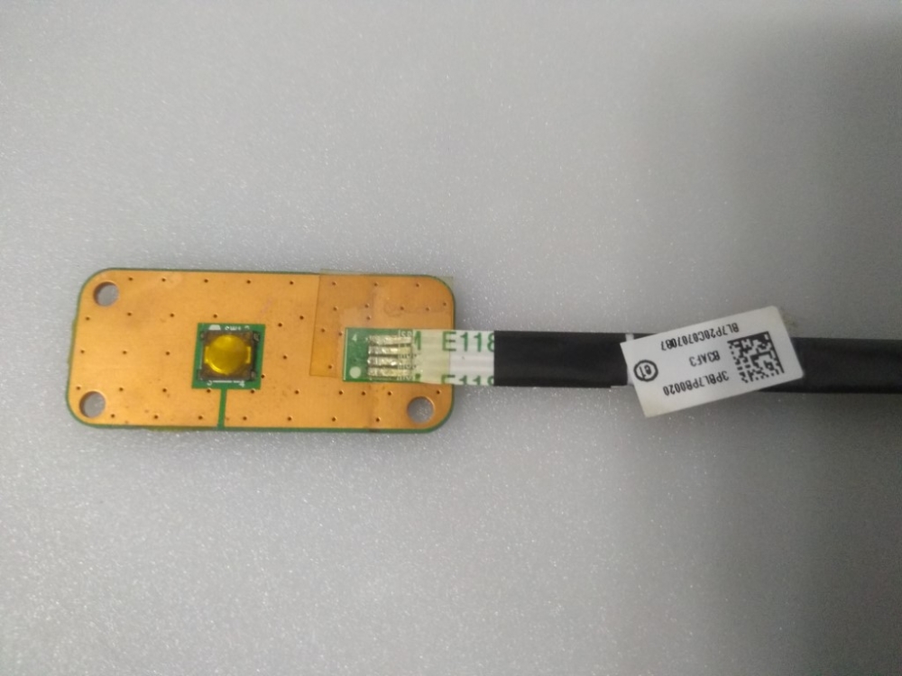 DAOBL7FB6BO TOSHIBA SATELLITE L750-1XT MODEL NOTEBOOK  POWER BUTON