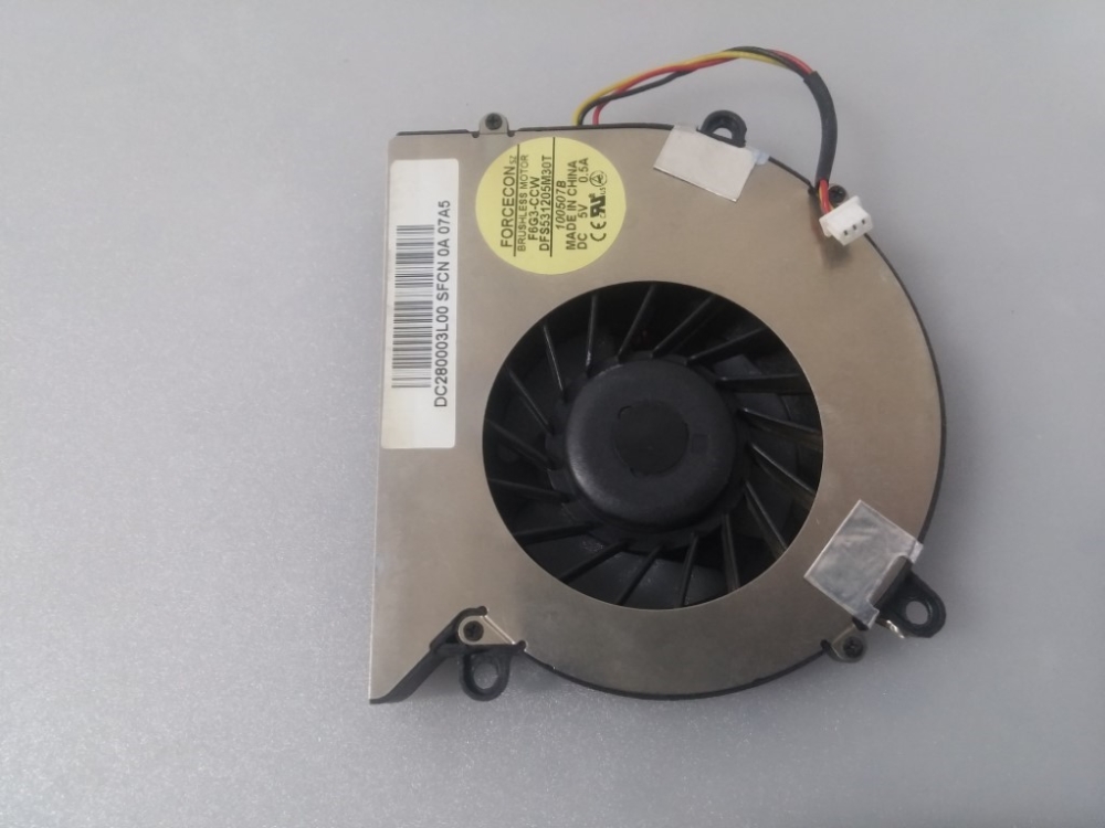 DFS531205M30T, DC280003L00 ACER ASPİRE 5520 MODEL NOTEBOOK CPU FAN 