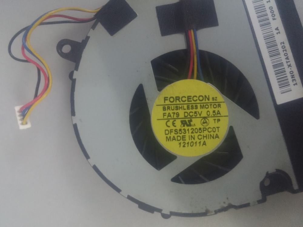 DFS531205PC0T CASPER NIRVANA TC7085677 MODEL NOTEBOOK CPU FAN