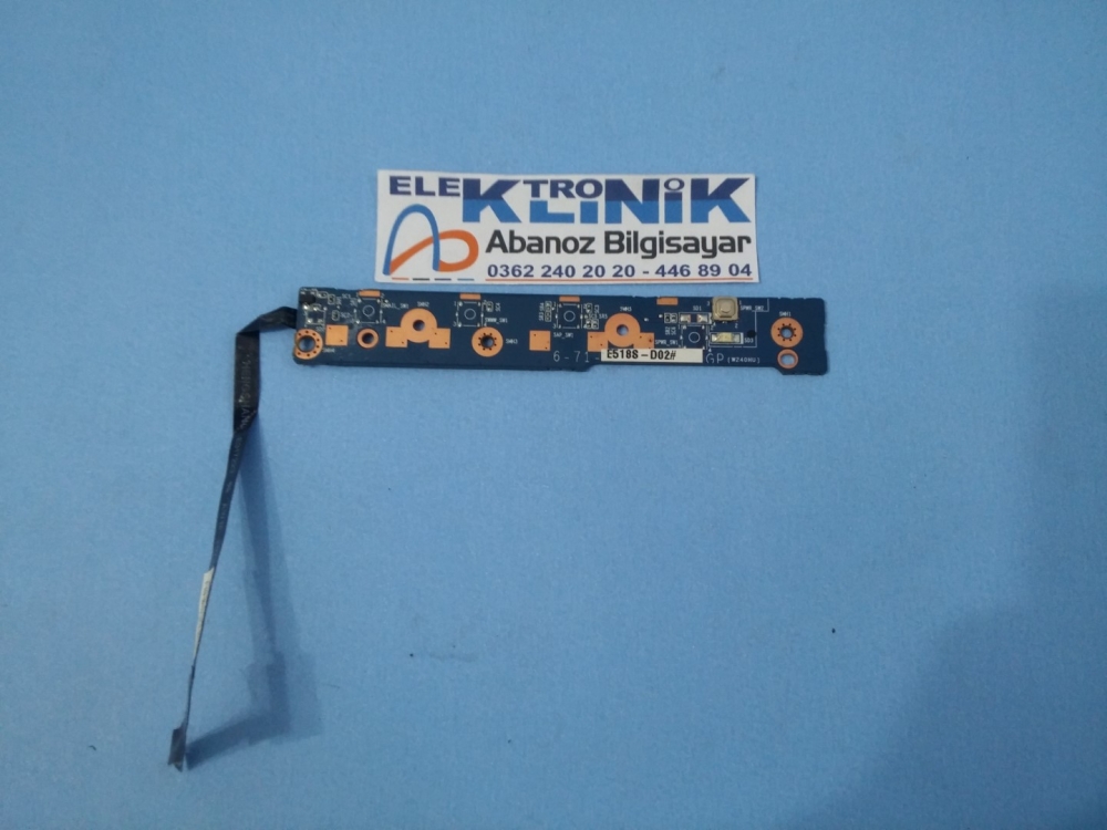 E518S-D02  EXPER W258HU  MODEL NOTEBOOK POWER BUTON KART