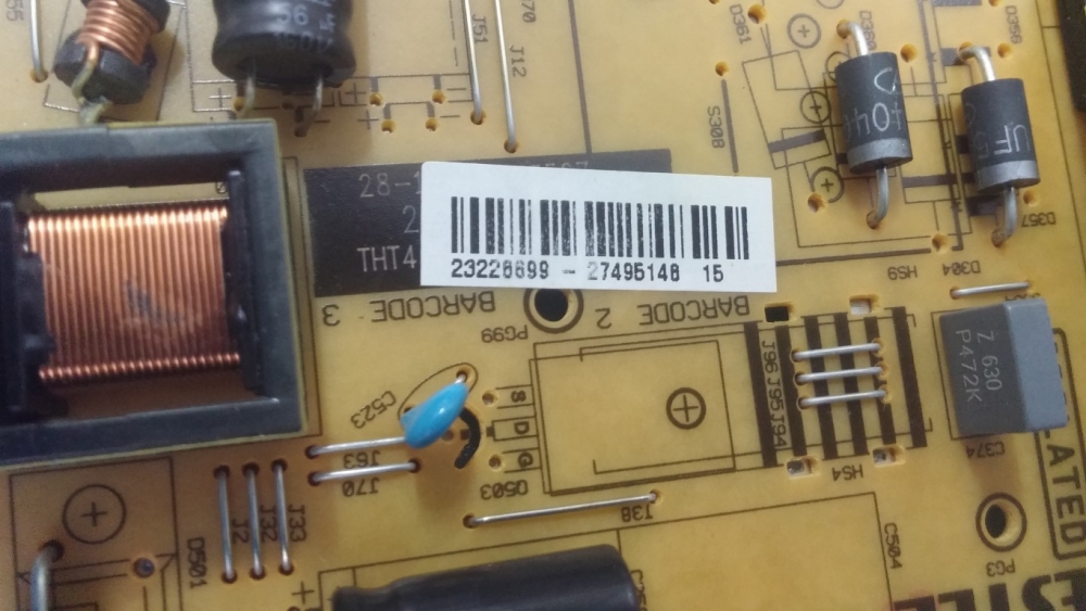 17IPS20, 23226699, 27495148   HI-LEVEL 55UHL950 MODEL LED TV 55" POWER BOARD 