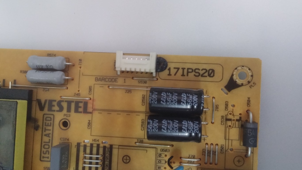 17IPS20, 23226699, 27495148   HI-LEVEL 55UHL950 MODEL LED TV 55" POWER BOARD 