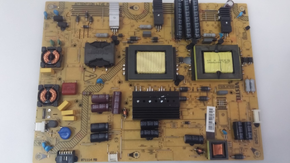 17IPS20, 23226699, 27495148   HI-LEVEL 55UHL950 MODEL LED TV 55" POWER BOARD 