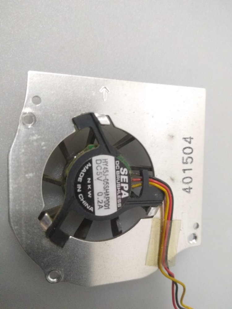 HY45J-05SHAP001 ASUS S5200N MODEL NOTEBOOK CPU FAN 