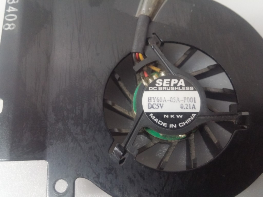 HY60A-05A-P001 ASUS A2500H MODEL NOTEBOOK CPU FAN 