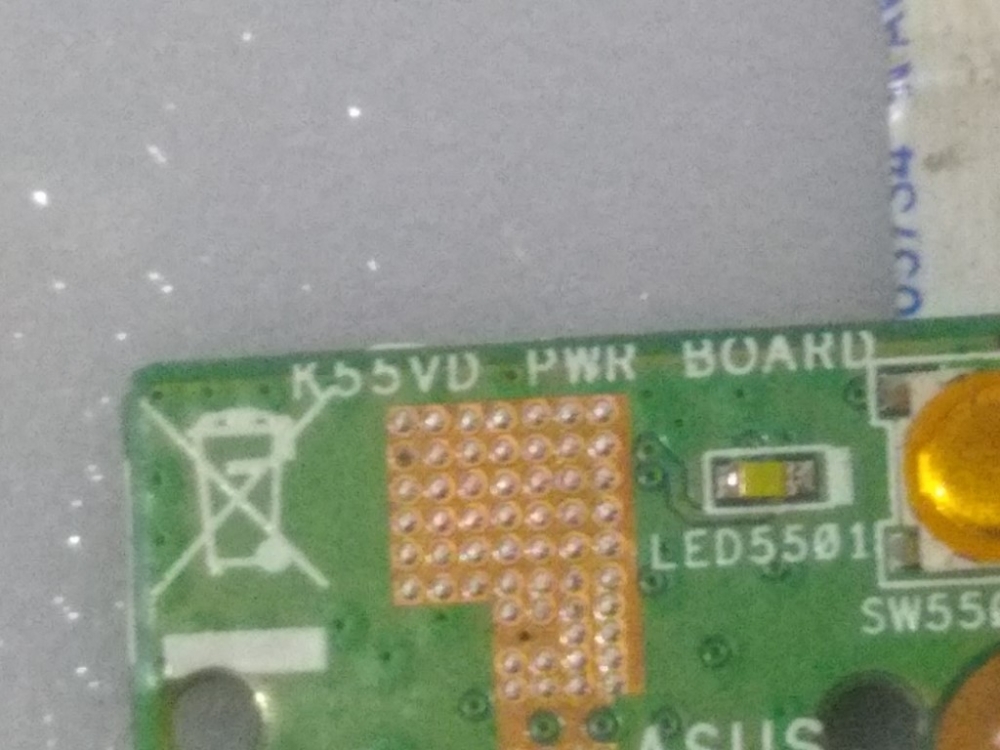K55VD PWR ASUS K55VD MODEL NOTEBOOK  POWER BUTON