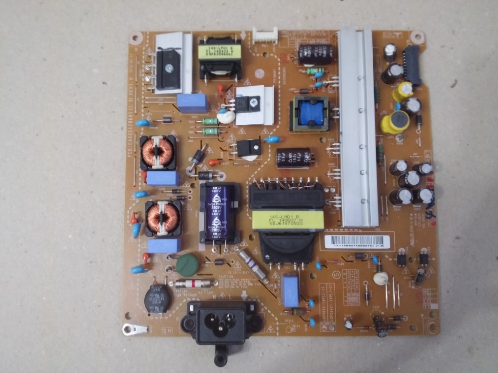EAX65628601 (1.3), LGP3942I-14PL1-IT  LG 42LB580N-ZM MODEL LED TV 42" POWER BOARD 