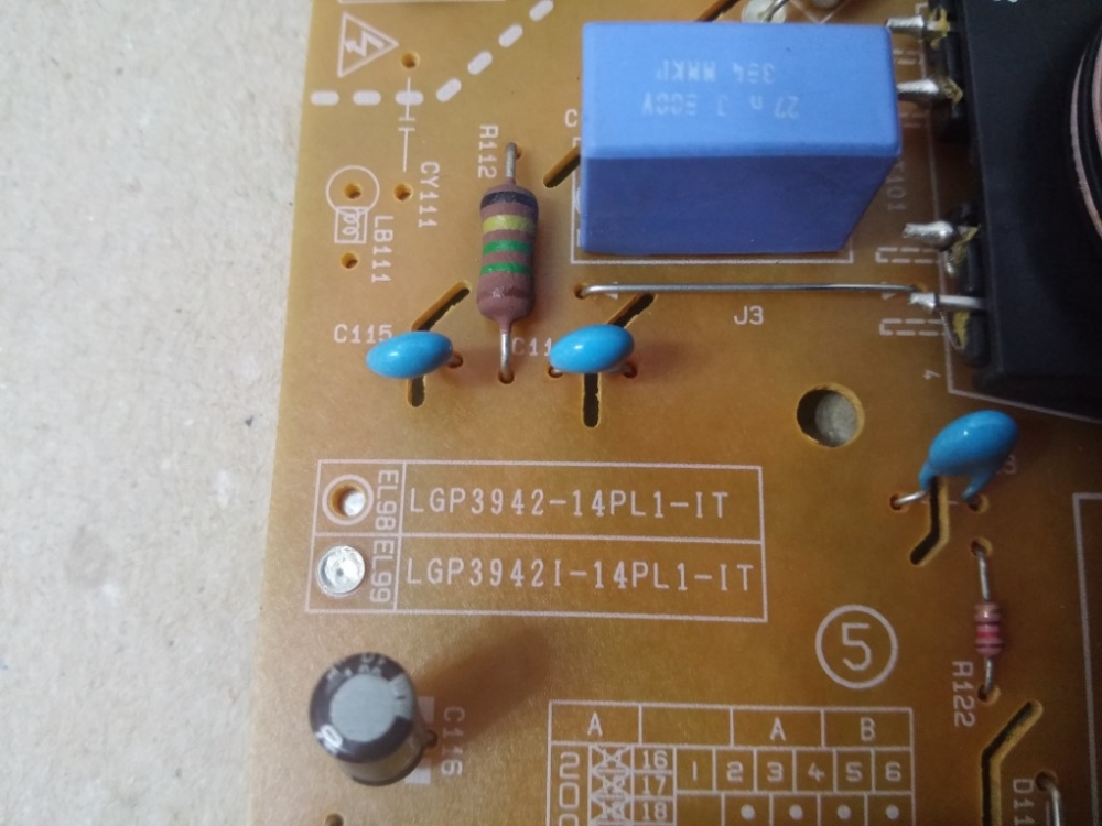EAX65628601 (1.3), LGP3942I-14PL1-IT  LG 42LB580N-ZM MODEL LED TV 42" POWER BOARD 