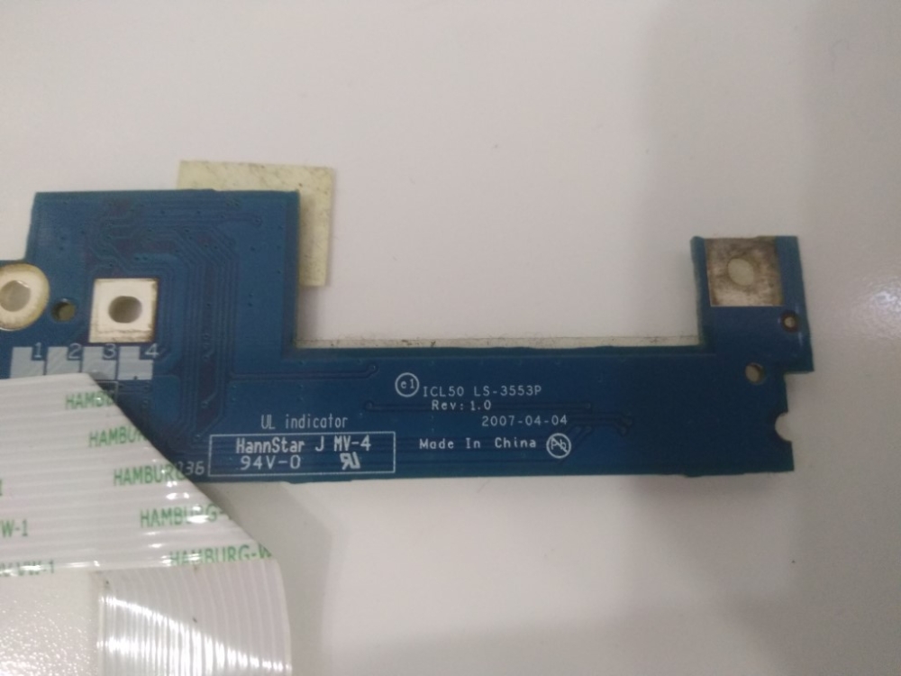 LS-3553P ACER ASPİRE 7520 MODEL NOTEBOOK POWER BUTON KART 
