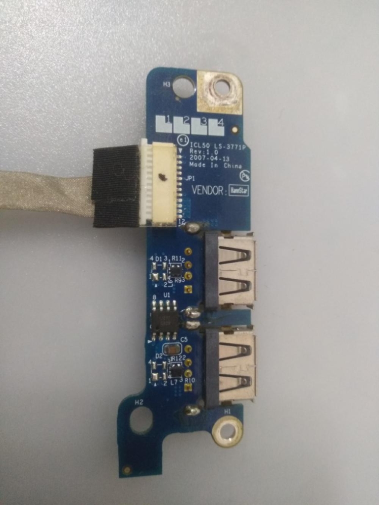 LS-3771P, 4359HFBOL01 ACER ASPİRE 5710 MODEL NOTEBOOK USB PORT 